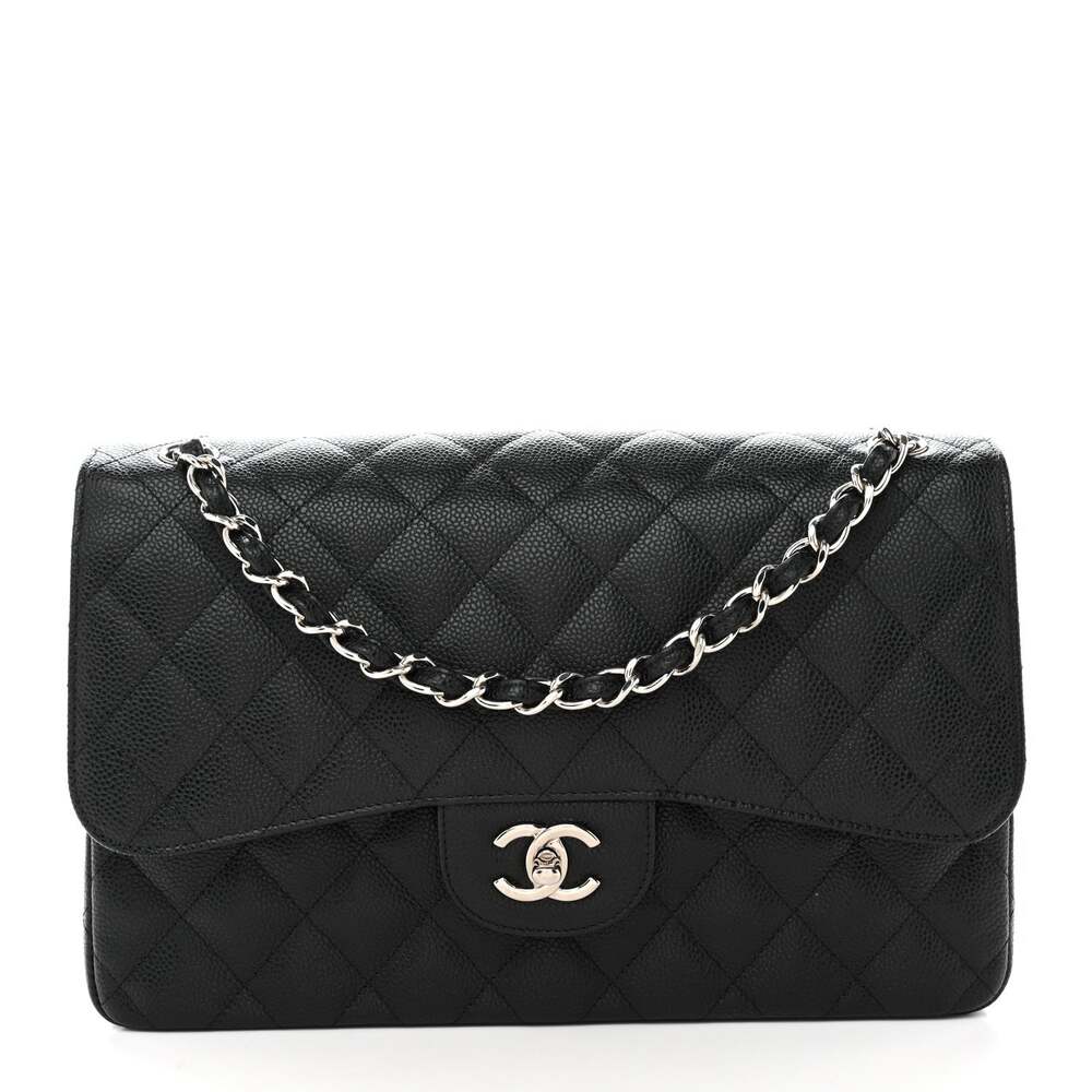 Chanel Caviar Quilted Jumbo Double Flap #308301C70B